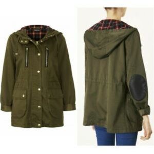TOPSHOP Hooded Utility Parka Jacket